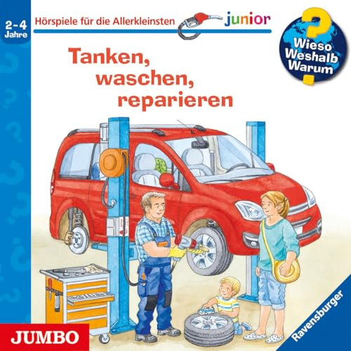 Wieso? Weshalb? Warum? junior. Tanken, waschen, reparieren: CD Standard Audio Format, Hörspiel
