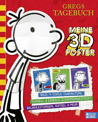 Gregs Tagebuch - Meine 3D-Poster: Kreativer Bastelspaß für Gregs-Tagebuch-Fans - mit vier heraustrennbaren 3D-Postern zum Zusammenbauen