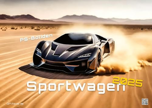 Sportwagen - PS-Boliden - 2026 - Kalender DIN A2 (extragroß: ca. 60 cm x 42 cm)