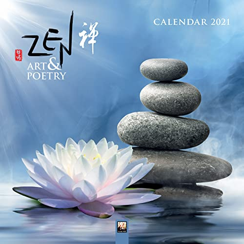 Zen Art & Poetry - Zen Kunst und Poesie 2021: Original Flame Tree Publishing-Kalender [Kalender] (Wall-Kalender)
