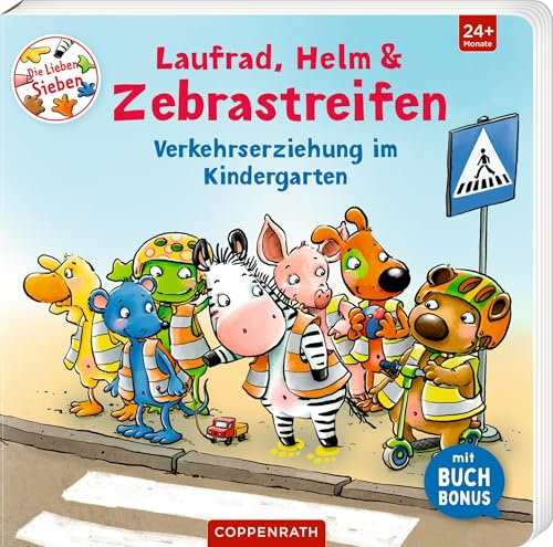 Laufrad, Helm & Zebrastreifen: Verkehrserziehung im Kindergarten: die wichtigsten Verkehrsregeln auf dem Weg zur Kita, ab 24 Monate