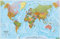 Wandkarte: Die Welt XXL, deutsch, Poster 1:20.000.000, Plano in Rolle: Wandkarte, deutsch, Format: 202 x 130 cm (freytag & berndt Poster + Markiertafeln)