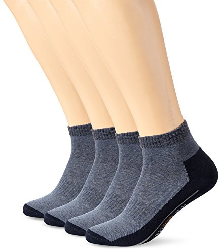 Camano Unisex-Erwachsene 9201 Füßlinge, Blau (Navy 0004), 39/42 (4er Pack)
