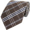 Fabio Farini - Elegante Herren Krawatte kariert - 8cm Breite in verschiedenen Farben - Schlips mit Karomuster Mehrfarbig Dunkelbrau Hellbraun Weiß Schwarz
