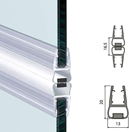 Guarnizione Magnetica Box Doccia per cristalli/vetri da 6/8mm 200cm