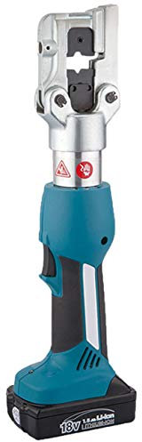 CGOLDENWALL Akku Hydraulische Crimpzange/Elektrische Kupferpresse mit 360 ° Drehbarem Kopf/Crimpbereich: 16-240 m㎡/3 kg Geringes Gewicht/PEX Werkzeuge