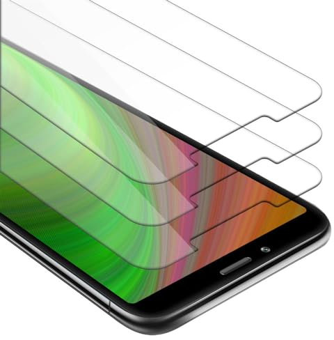 cadorabo 3x Verre Trempé compatible avec Xiaomi RedMi 7A en HAUTE TRANSPARENT - Pack de 3 Verre de protection d'écran trempé (Tempered) en dureté 9H avec 3D touch