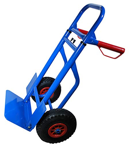 HELO Sackkarre Transportkarre höhenverstellbar klappbar Stapelkarre Karre 200 kg blau