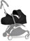 BABYZEN YOYO 0+ Neugeborenen Set, Black - Inklusive Matratze, Verdeck, Kopfstütze und Fußabdeckung - YOYO2 Kinderwagengestell erforderlich (separat erhältlich)