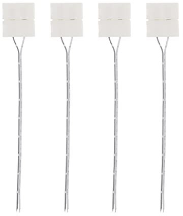FROGBRO Terminal de conexión de cable de altavoz plano, 4 conectores para cable plano Frogbro 23 AWG de 1,6 cm de ancho