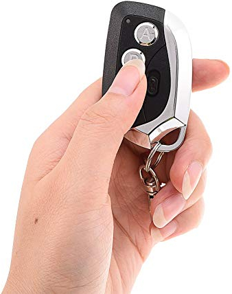 Demeras Telecomando Cancello Universali, Duplicatore di telecomando senza fili 433,92 MHz Clonazione elettrica Portachiavi universale per cancello da garage Duplicatore di telecomando Portachiavi