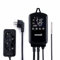 NEMAXX® NTP16 Digitaler, Programmierbar 230V Temperaturregler mit NTC – Temperatursensor Thermostat bis 3000W - 2X Steckdose für Kühlgeräte und Heizgeräten – programmierbar für die ganze Woche