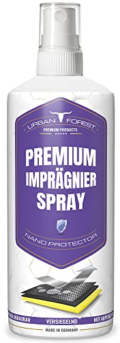 Premium Imprägnier Spray für Schuhe, Leder & Textil Imprägnierung, Imprägniermittel für Funktionstextilien ohne Treibgas, Nanoversieglung gegen Nässe, Schmutz & Feuchtigkeit URBAN Forest 250ml