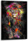 Kunstgestalten24 Acrylglasbild Löwe Color Tier Wandbild Kunstdruck Tiere Wohnzimmer