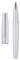 Upgrade Hongdian A3 Silver Aluminum Fountain Pen Long Blade Fine Nib, Luxury Design Smooth Writing Pen Metal Case Set