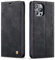 QLTYPRI Case for iPhone 14 Pro Max, Vintage PU Leather Wallet Case Card Slot Kickstand Magnetic Closure Shockproof Flip Folio Book Case Cover for iPhone 14 Pro Max - Black