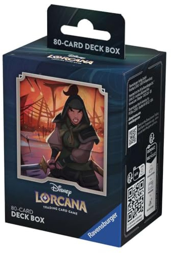 Disney Lorcana Trading Card Game: Rise of the Flood Shapes - Deck Box Mulan