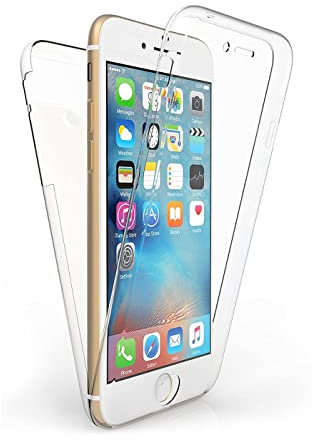 emaxsave Case For iPhone 7 Case Transparent Full Body Crystal Clear Front and Back 360 Degree Protective Phone Cover