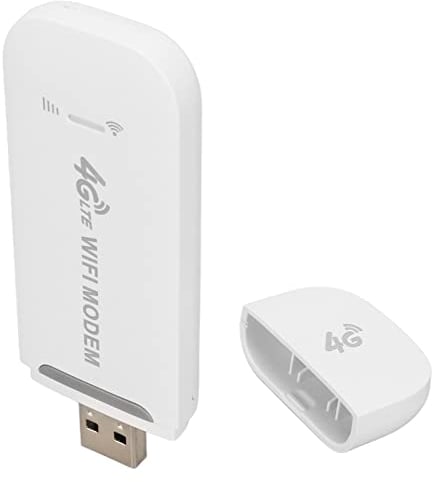 Cuifati Módem WiFi USB 4G LTE, Enrutador Portátil de 150 Mbps, Punto de Acceso de Red Móvil de Bolsillo, Enrutador Inteligente de Red Inalámbrica Mini con Ranura para Tarjeta SIM para