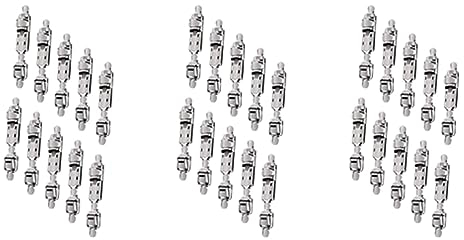 ZIUTPDAX 30Pcs Angelrute Rollen Halter Angelrolle Sitz Angelrollen Halter Deck Angeln Rad Rod Clip Halter Angelgerät