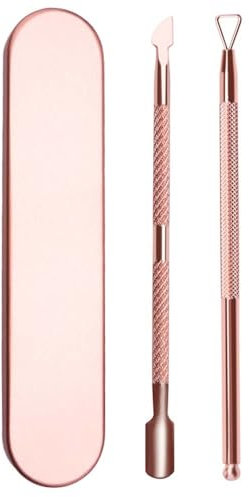 2 Pcs Nail Cuticle Pusher Cuticles Remover Nail Tools Scraper for Acrylic Removal Nail Cleaner Cuticle Peeler Scraper Manicure Pedicure Tool Salon Home Use