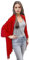 Sommerschal Damen Kaschmirschal extra dünn Halstuch Stola 200x70 rot Umschlagtuch elegant für Sommer Saison Casual Business Style Hochzeit Geschenk für Sie (Rot)