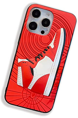Cool Red Sports Shoe Phone Case, 3D Funny Basketball Shoes iPhone 11 Pro Max Case, Non-Slip Design and Shock Absorption Phone Case for Teen Girls, Boys, Women and Men(iPhone - 11 Pro Max)