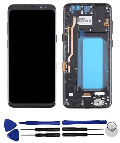 OYOG Ecran pour Samsung S8 Plus,Galaxy S8+,SM-G955F,SM-G955FD,SC-03J Vitre Tactile LCD Assemblé Complet sur Châssis Remplacement (TFT)