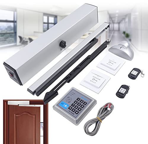 50W Schiebetorantrieb Torantrieb, Automatischer Schiebetoröffner mit Fernbedienungen Sliding Gate Opener mit Automatischer Türöffnermotor Zahnstange für Hoftor