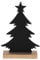 EGLO LIVING Deko Baum Baliguian, Weihnachtsdeko Wohnzimmer, Tischdeko Weihnachten aus Holz in Natur und Metall in Schwarz, Adventsdeko Fensterbank, 22 x 15 cm