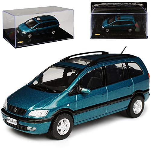 Ixo Defekte Vitrine Chevrolet Opel Zafira A Dunkel Grün 1. Generation 1999-2005 1/43 Modell Auto mit individiuellem Wunschkennzeichen