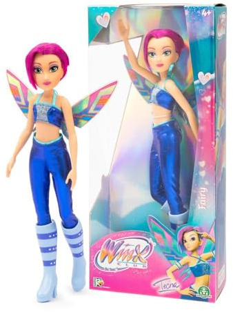 Winx, Poupée articulée, 26 cm, Série Fairy, Modèle Tecna, pour Les Enfants dès 3 Ans, WNX766, Bleu