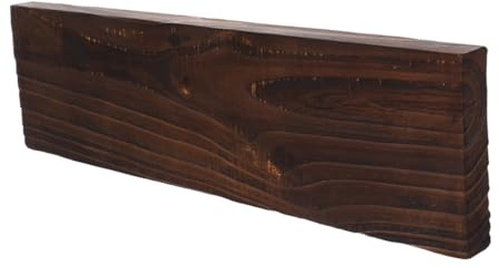 VILLFUL Rustikale Holzplatte 45cm für Aquarium Wasserspiel Wasserfall Teich Dekoration Natürliche Brunnenplatte Zubehör