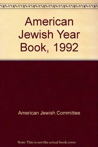 American Jewish Year Book, 1992 (92)