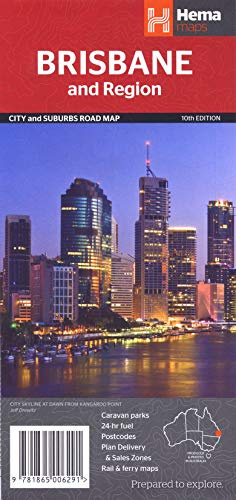 Brisbane & region handy r/v (r) hema: City and Suburbs Road Map