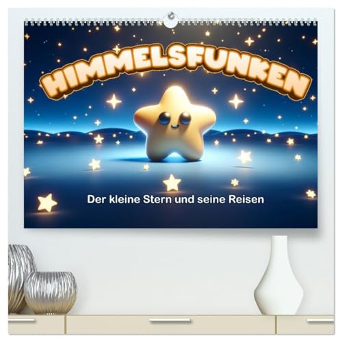 Himmelsfunken: Der kleine Stern und seine Reisen (hochwertiger Premium Wandkalender 2026 DIN A2 quer), Kunstdruck in Hochglanz: Sternenzauber fürs ganze Jahr. (CALVENDO Wissenschaft)