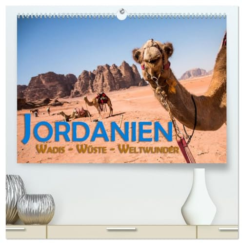 Jordanien - Wadis - Wüste - Weltwunder (hochwertiger Premium Wandkalender 2026 DIN A2 quer), Kunstdruck in Hochglanz: Der ganze Orient in einem Land (CALVENDO Orte)