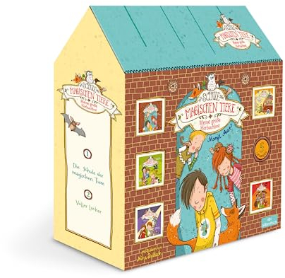 Die Schule der magischen Tiere: Die Schule der magischen Tiere - Meine große Hörbuchbox: »Die Schule der magischen Tiere«, »Voller Löcher!«, »Licht aus!«, »Abgefahren!«, »Top oder Flop!«: 10 CDs