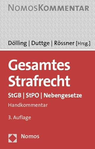 Gesamtes Strafrecht: StGB | StPO | Nebengesetze