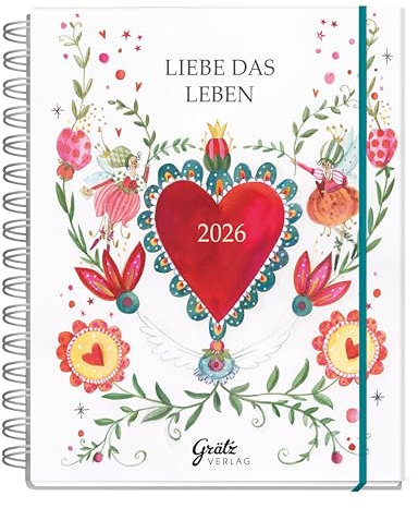 Taschenkalender Liebe das Leben 2026