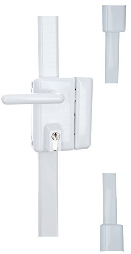 Vachette Serrure en applique multipoints verticale à poignée, MULTIBLINDE série 8800, Tirant Droite, Certifiée A2P, Haute sécurité, 3 points de fermeture, 4 clés VIP+ brevetées incluses, Blanc