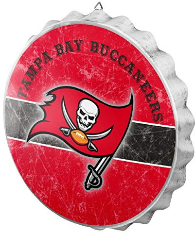Tampa Bay Buccaneers NFL Bottle Cap Wandschild