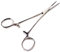 INKgrafiX® Klemmzange zum Piercing Halten - Piercing Zange - Stahl - für Kugel und Stab - IG52001 - Spitze gerade