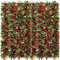 KAHEIGN 10m Weihnachten Lametta Girlande, Rot Grün Gold Weihnachtsgirlande 10m Glittering Lametta Künstliche Dekogirlande für Weihnachtsbaumdekoration