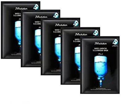 JM Solution Water Luminous SOS Sringer Mask Black - 10 sheets