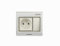 Enchufe estándar francés e interruptor con 1 o 2 enchufes IP55 (1 enchufe e interruptor de cambio)
