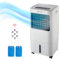 EPISENT 15L Air Cooler – Portable Quiet Evaporative water cooler with 15L Tank, Remote, Timer & FREE Ice Packs – Compact Desk Cooler for Home, Office, Bedroom