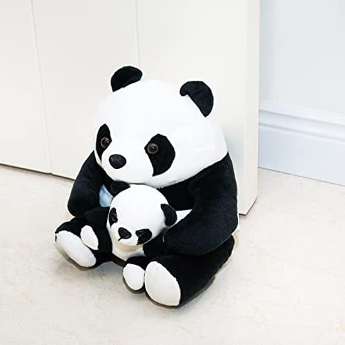 Marwood Niedlicher Türstopper, dekorative Türstopper für Zuhause und Büro, Panda, beschwerter Innen-Türstopper, Stoff, Stofftier-Türstopper, Bodendekorativ
