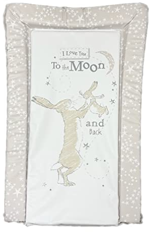 Obaby Guess How Much I Love You Changing Mat - Scribble, Grey