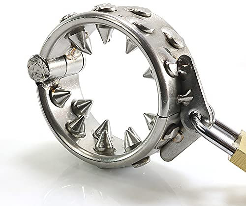 Guspiun Edelstahl Cockring mit Spikes Mann CBT Hoden Ballstretcher Hodenring Bondage Keuschheit Hodensperre Hodensack Hodendehner Sm Erotik Fetisch Extrem Sexspielzeug (S)